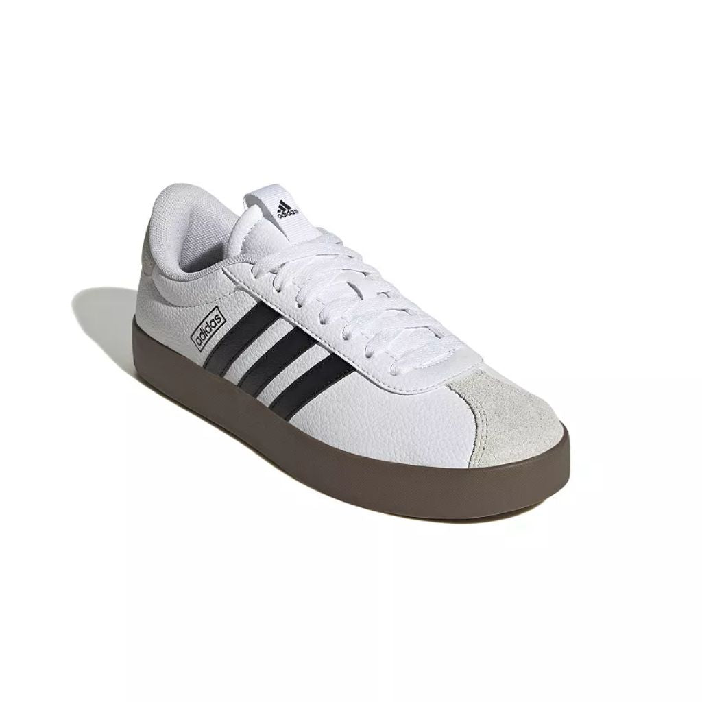adidas Women's VL Court 3.0 Shoes - White/Black, Size 8