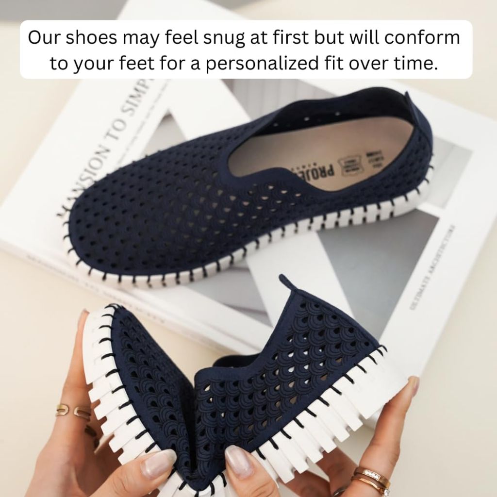 Project Cloud Women's Slip-On Shoes - Lily, Breathable Lightweight Loafers
