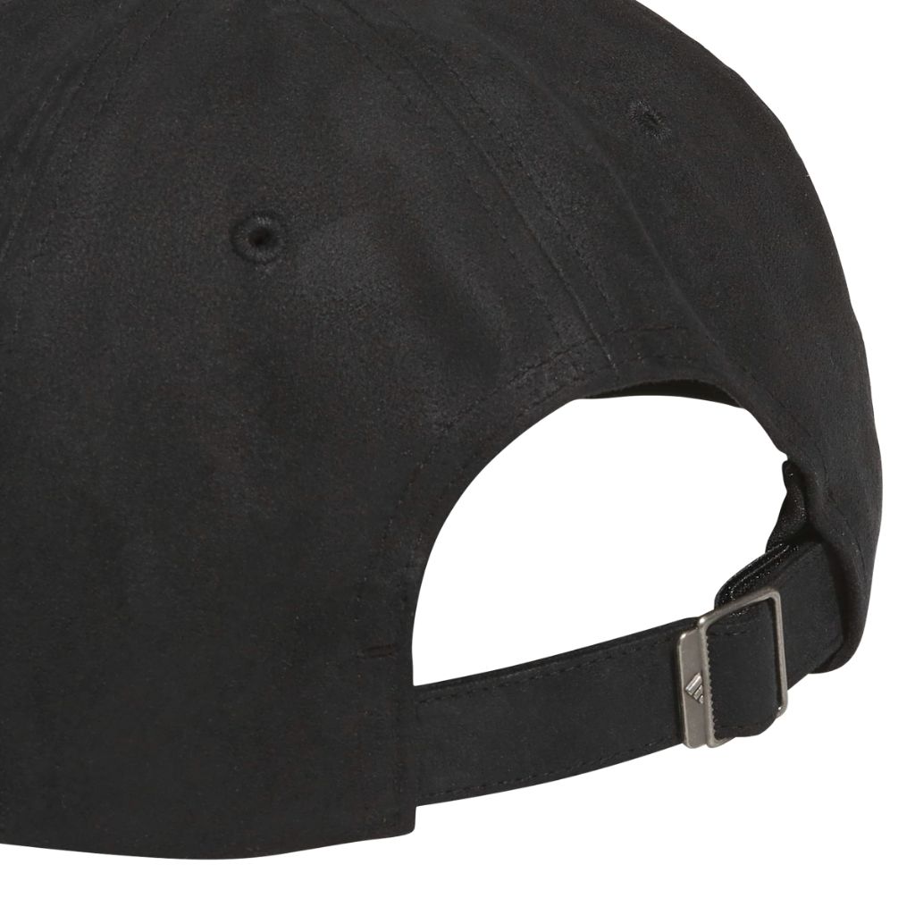 Adidas Women's Faux Suede 6-Panel Golf Hat, Black, One Size