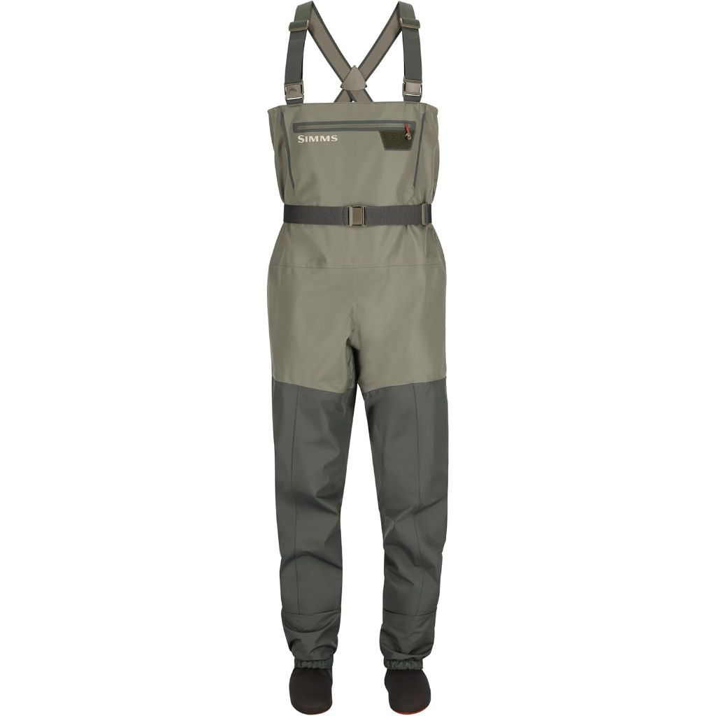 Simms Men's Tributary Stockingfoot Waders - Basalt, Size Large (9-11 Short)