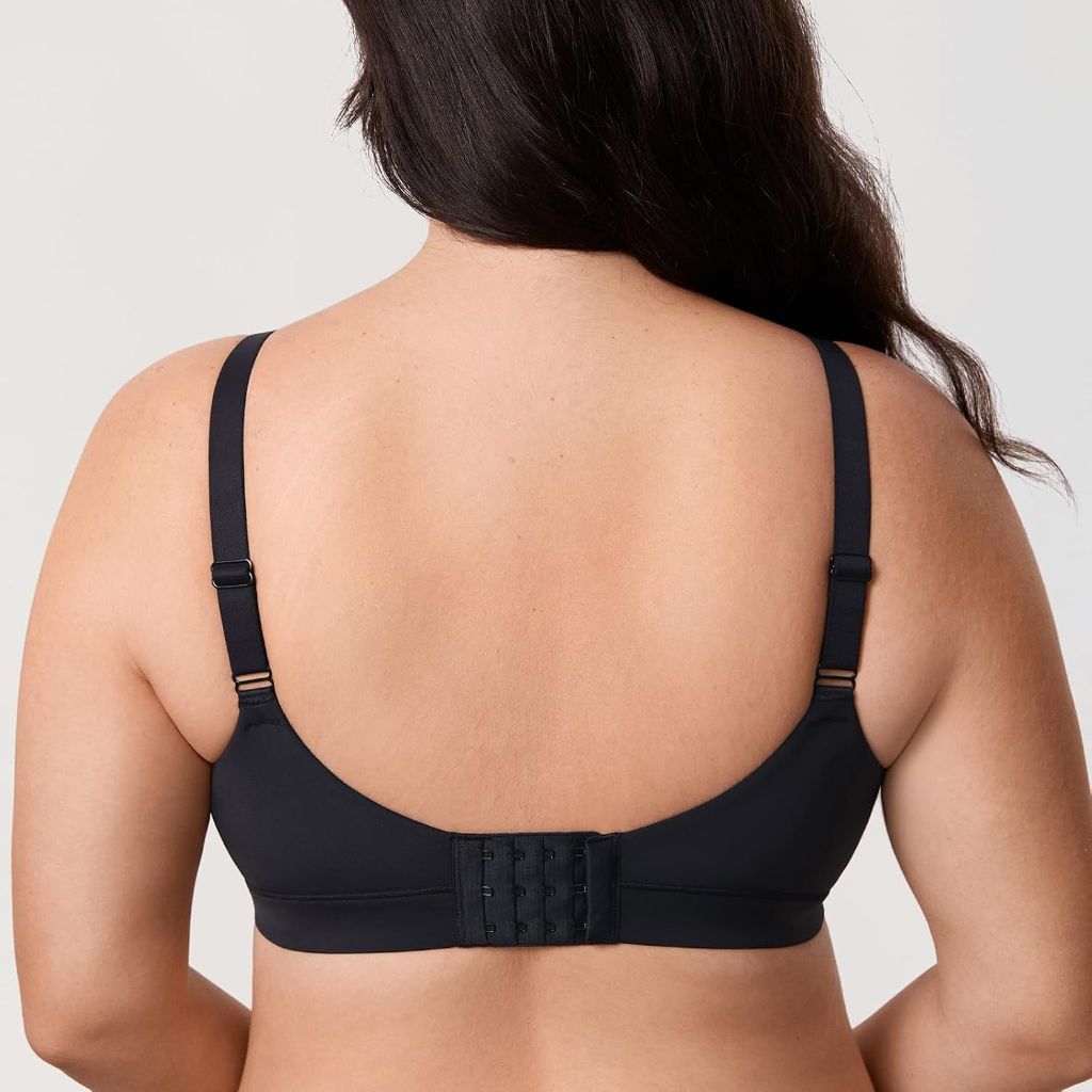SZ 42D, DELIMIRA Women's Seamless Bra Full Coverage Bralette Plus Size No Underwire Unlined Bras
