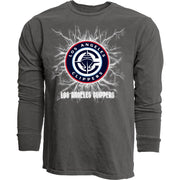 SZ S, Blue 84- Los Angeles Clippers Long Sleeve T-Shirt Ringspun Electric | Black
