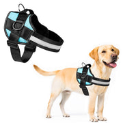 SZ L, Jestrem Adjustable Dog Harness, No-Pull  Service Dog Harness with Handle for Outdoor Walking