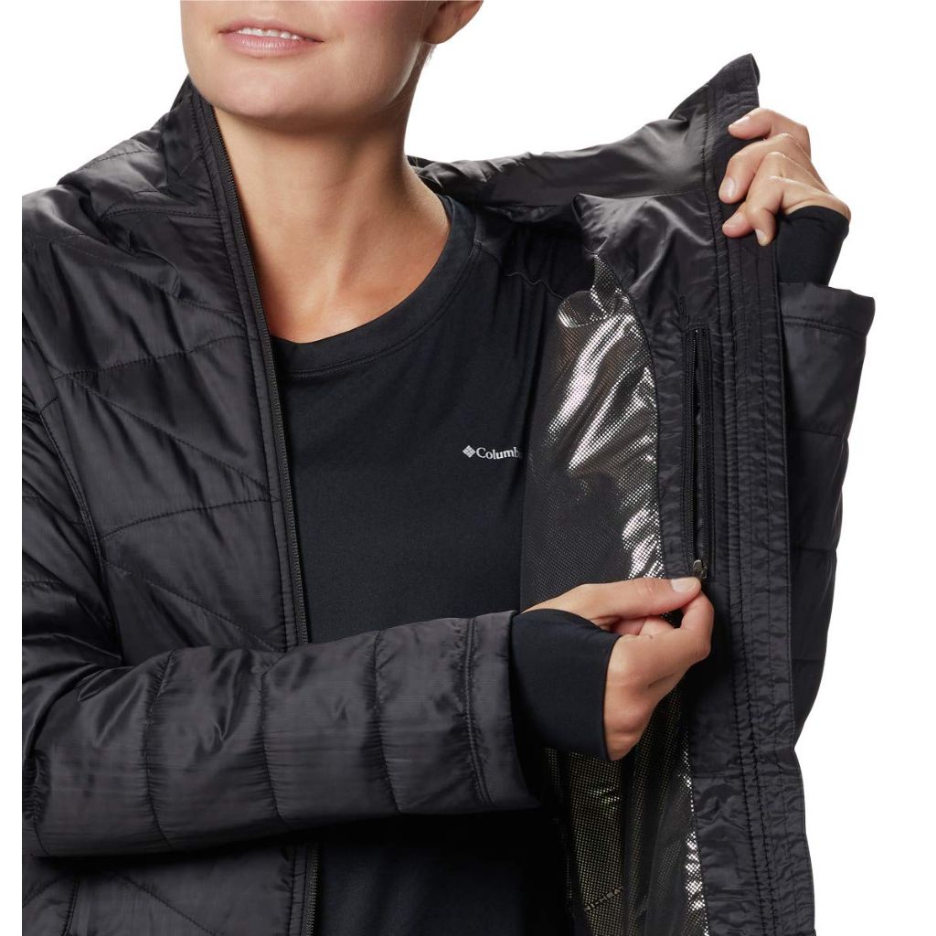 Columbia Women's Mighty Lite Hooded Jacket, Black, Small