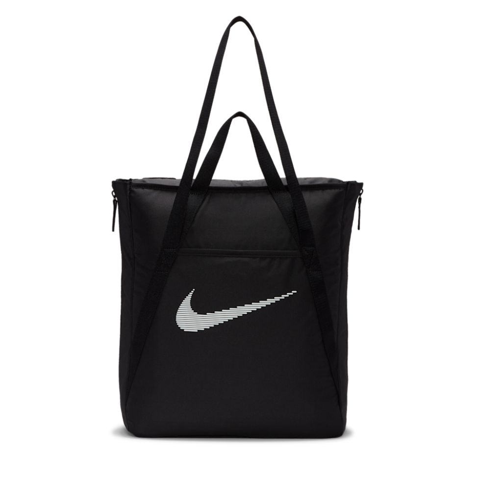 Nike Womens Gym Training Tote 28L Bag Black White Travel Everday (DR7217-010)
