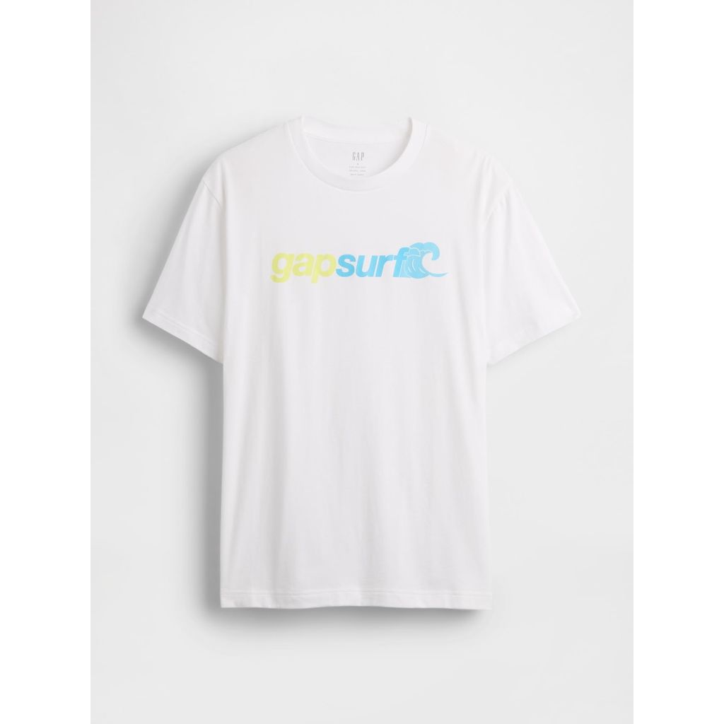 SZ S, GAP Men's Graphic Logo Knit "Gap Surf" | White