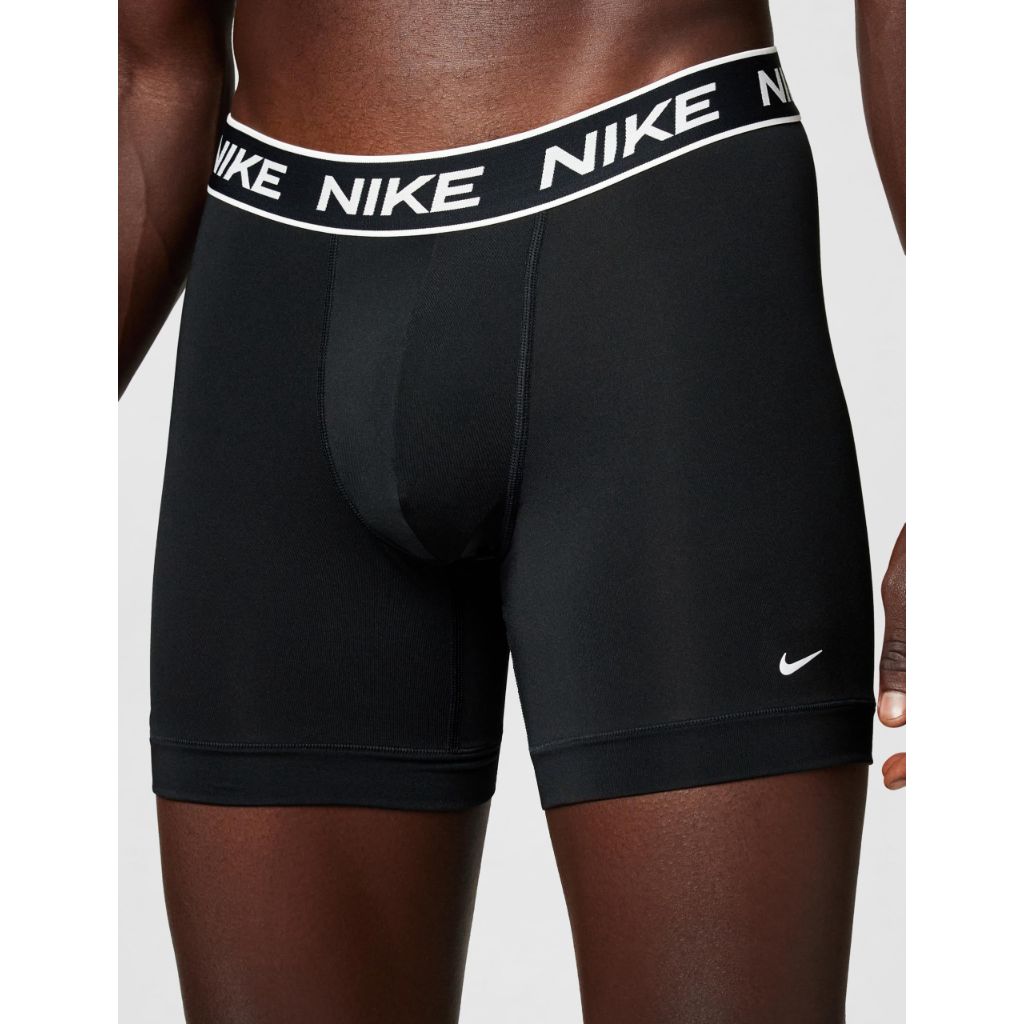 Nike Men's All Day Micro Stretch Boxer Briefs - Black, Medium (3 Pair)