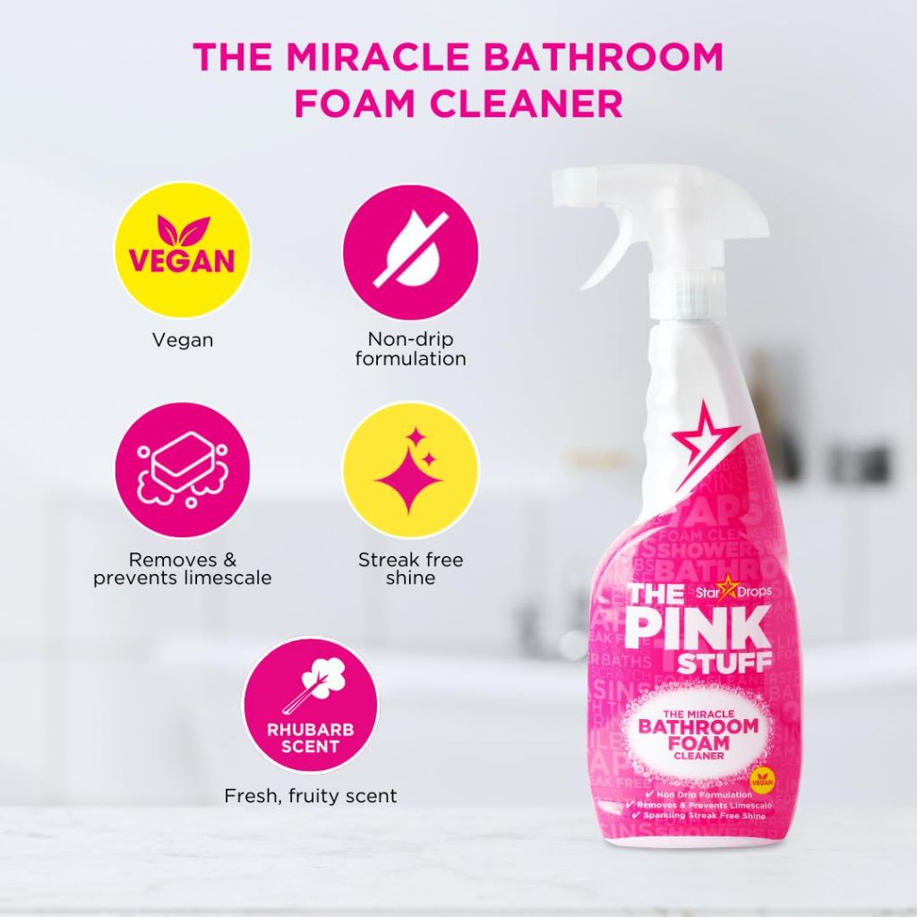 The Pink Stuff Miracle Bathroom Foam Cleaner - 750mL