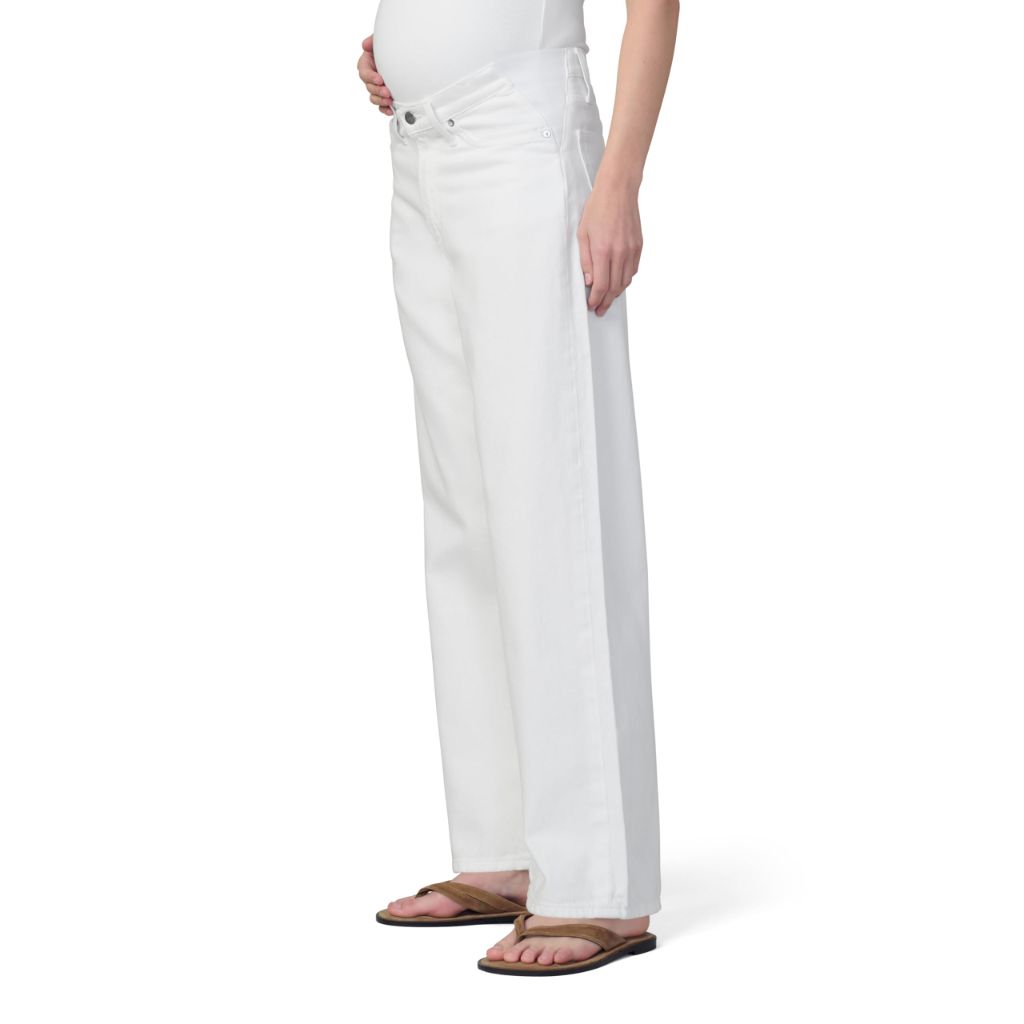 Joe's Jeans Women's The Ryan Maternity Straight Leg Jean, White, 34