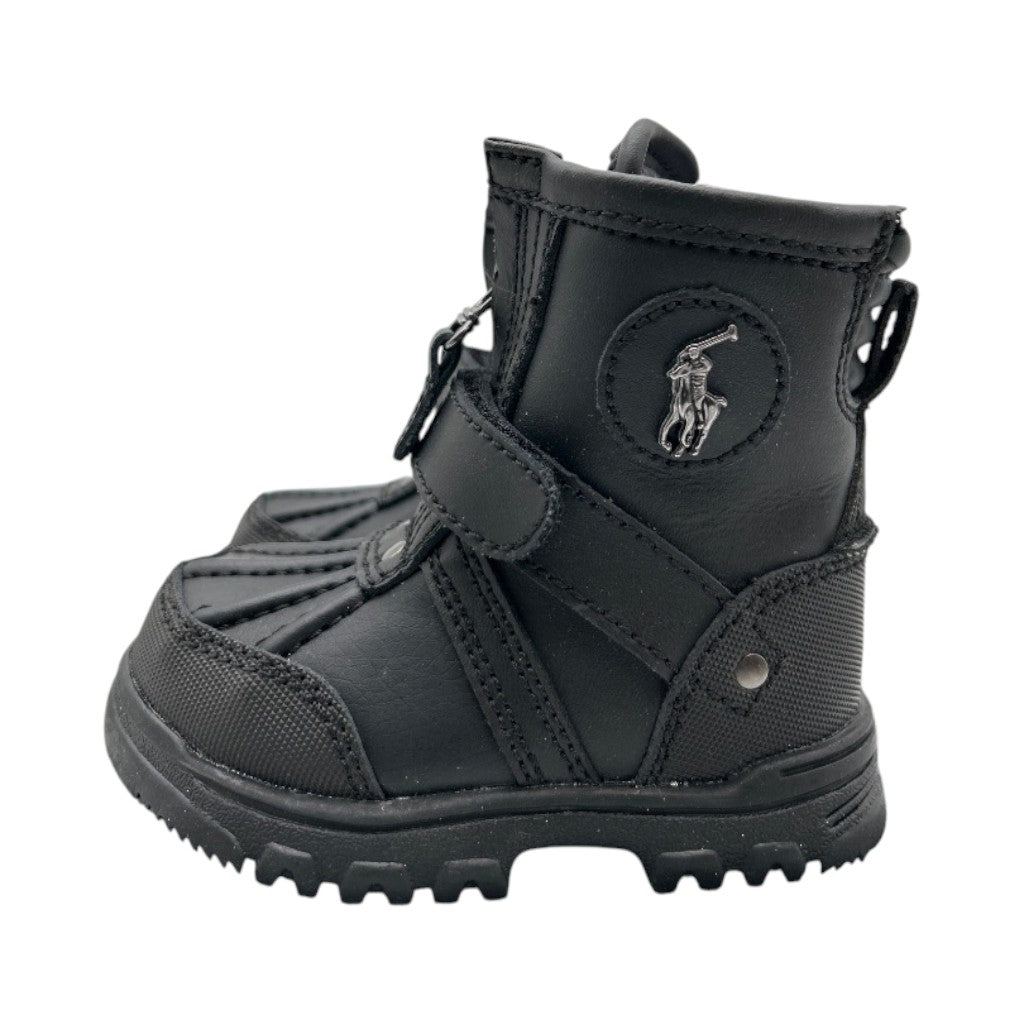 Polo Ralph Lauren Conquered Hi Boot Infant/Toddler Shoes Size 5  Color: Black