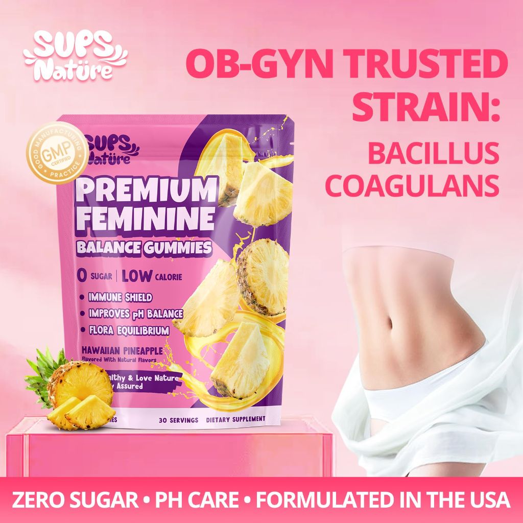 Women's Probiotic Gummies Nutrition Premium Feminine Balance Gummies - 60 Gummies 30 Servings