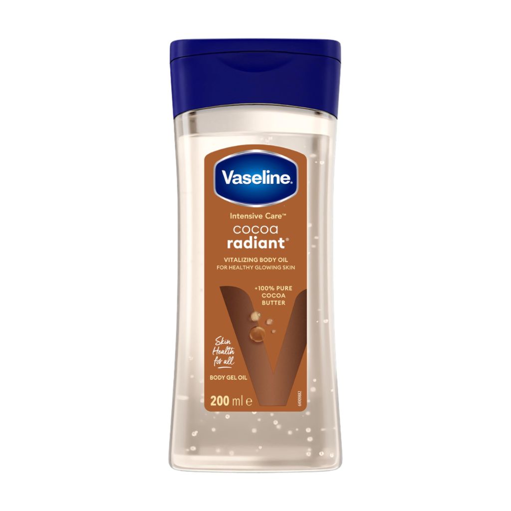 Vaseline Intensive Care Cocoa Radiant Body Gel Oil, 6.8 Ounce