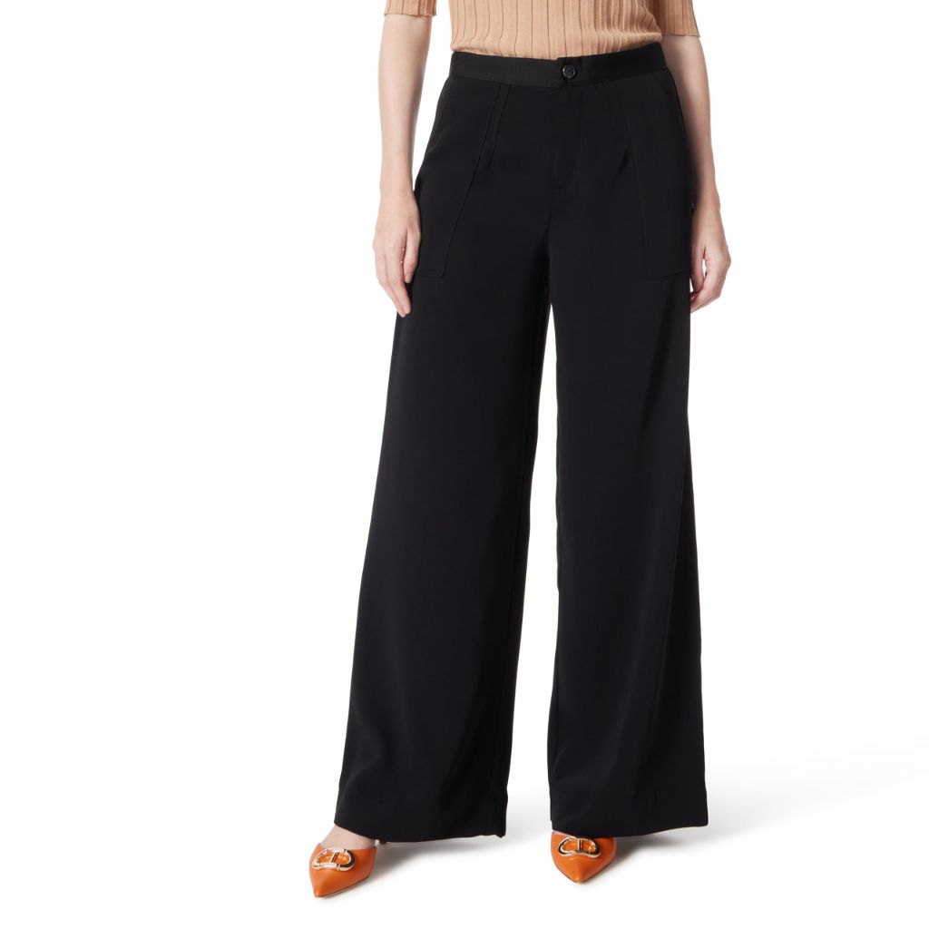 DEE OCLEPPO DO Womens Juniper Wide Leg Pant with Utility Pockets Standard Black