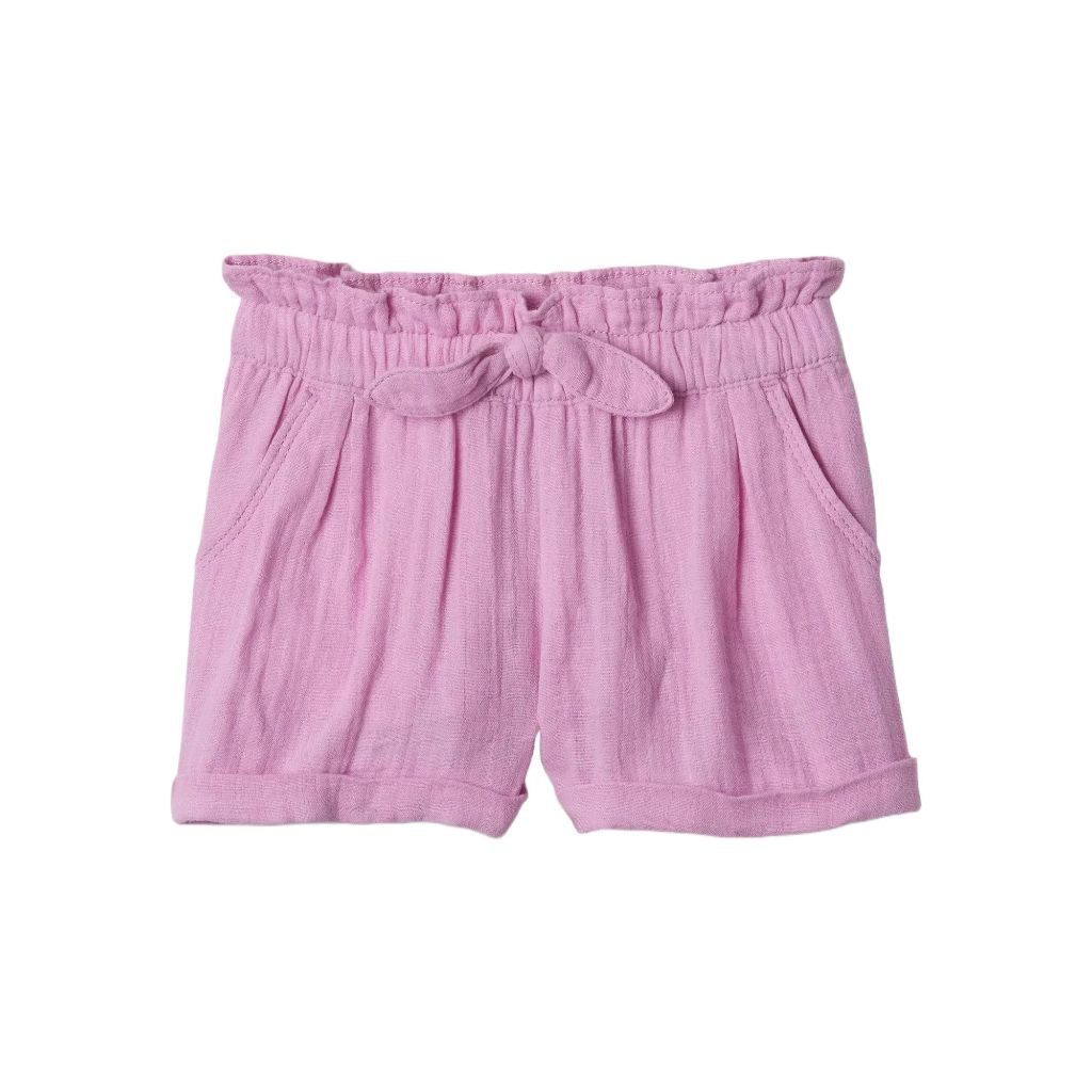 GAP Baby Girl Gauze Shorts Sugar Pink 0-3M