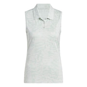 Adidas Women's Ultimate365 Jacquard Polo Shirt, Wonder Silver, Medium