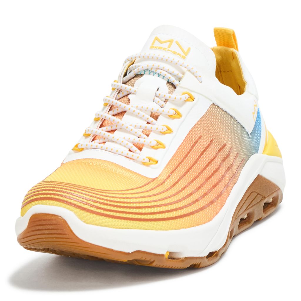 Skechers Men's Mark Naso A Line Glide-Penn Sneaker, WMLT, White/Multi 10