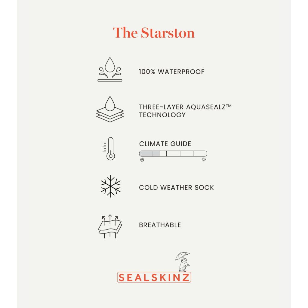 SEALSKINZ Unisex Waterproof Extreme Cold Weather Mid Length Merino Wool Lined Socks - Black/Gray, Large