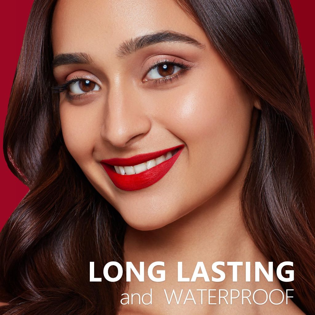 HANLADY Matte Liquid Lipstick Set - 3 Nude & Red Shades, Long Lasting, Waterproof