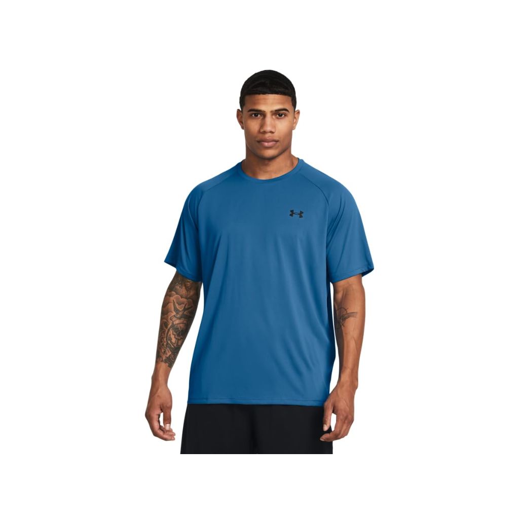 Under Armour Men's Tech 2.0 Short-Sleeve T-Shirt - Photon Blue/Black, XS