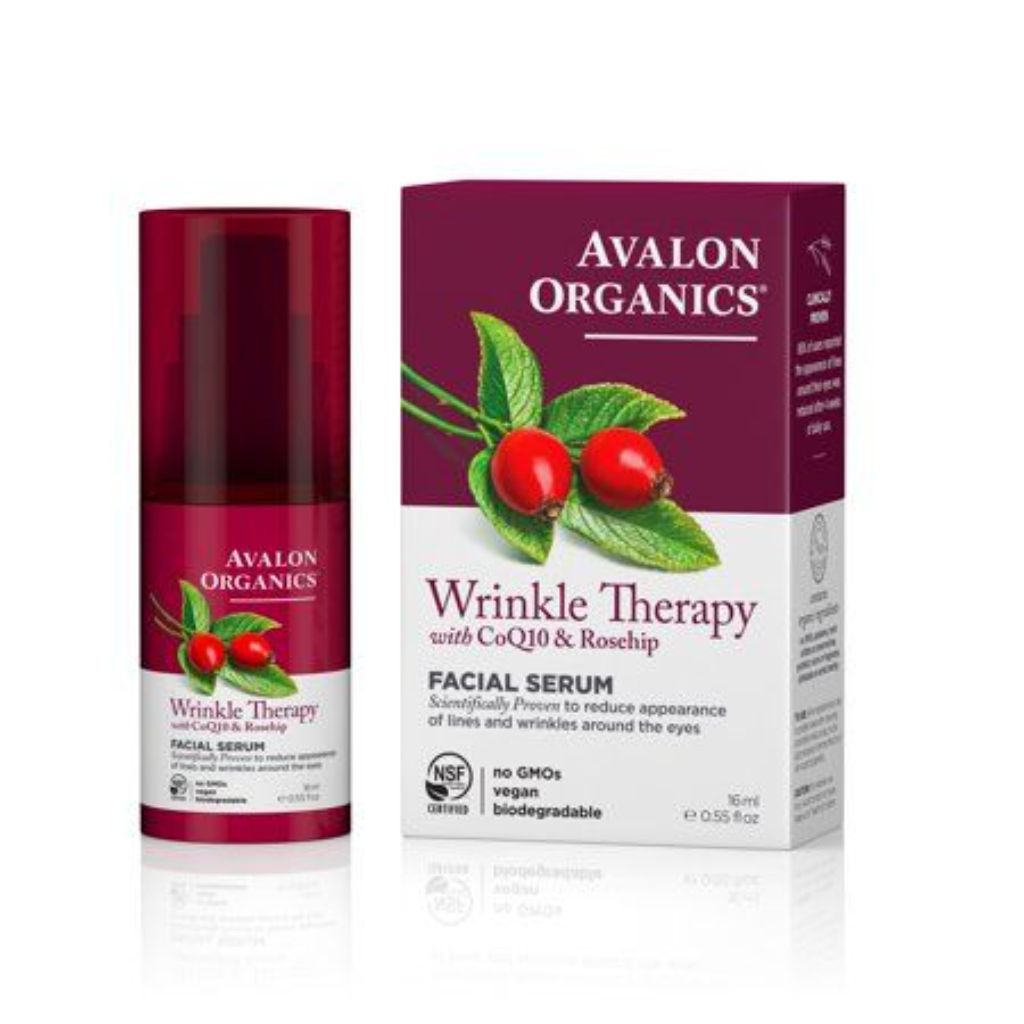 Avalon Organics Wrinkle Therapy Facial Serum 0.55 Fl Oz