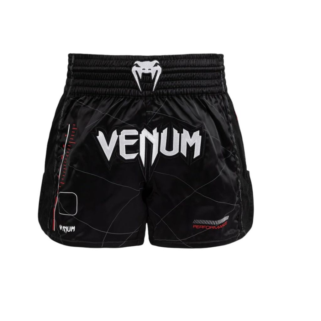 Venum Tactical XT Muay Thai Shorts - Black/Storm Grey - L