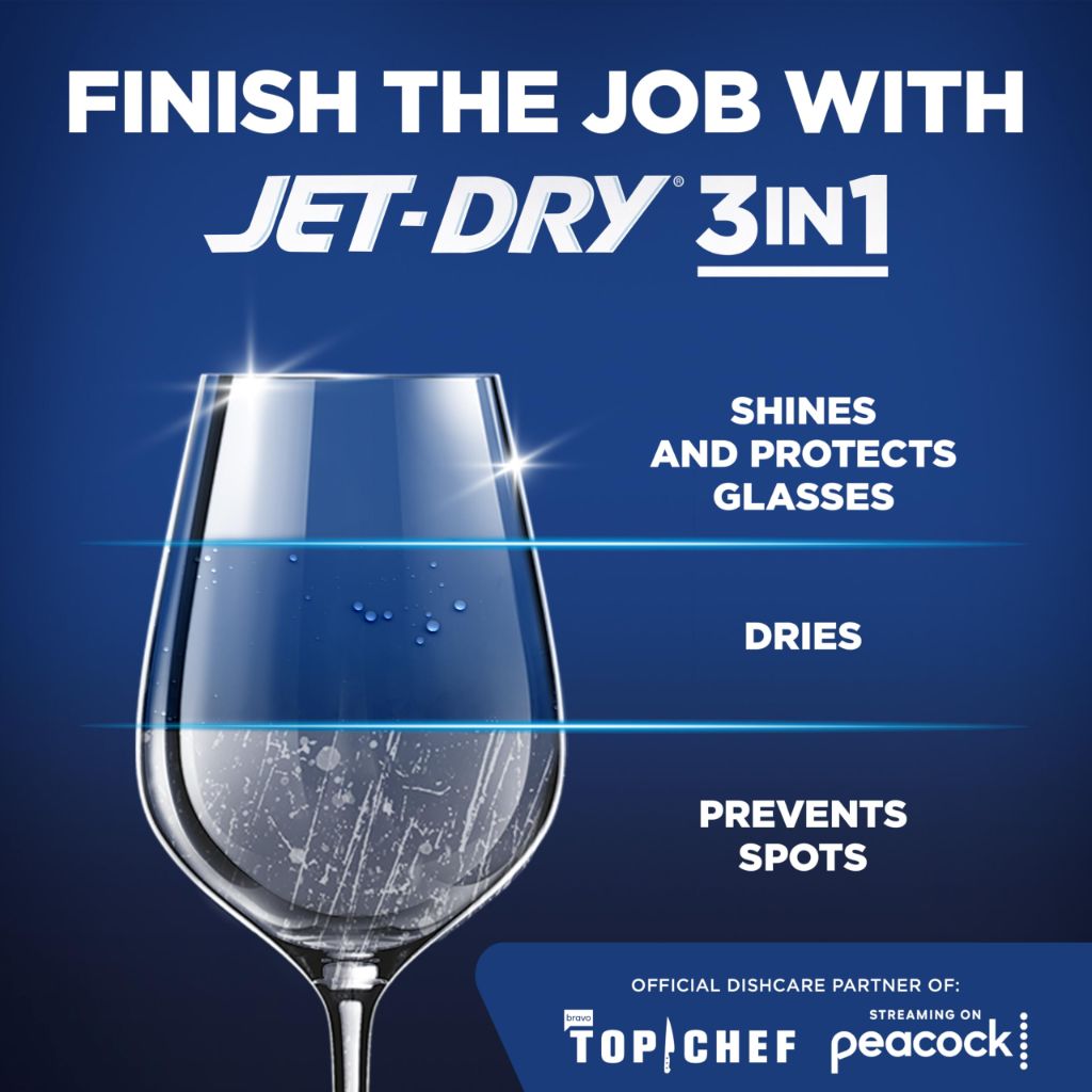 Finish Jet-Dry Dishwasher Rinse Aid, 32 oz, 315 washes
