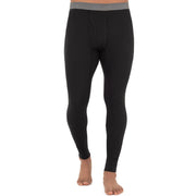 Fruit of The Loom Men's Recycled Waffle Thermal Underwear Bottom, Black, 3X-Large
