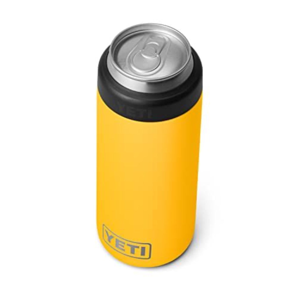 Yeti Rambler Colster Slim Can Insulator with Load-and-Lock Gasket, Alpine Yellow