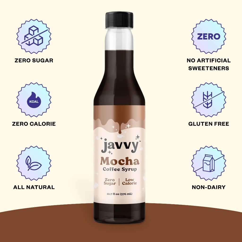 Javvy Coffee Syrup - Zero Sugar, Coffee Flavoring Syrup – Mocha