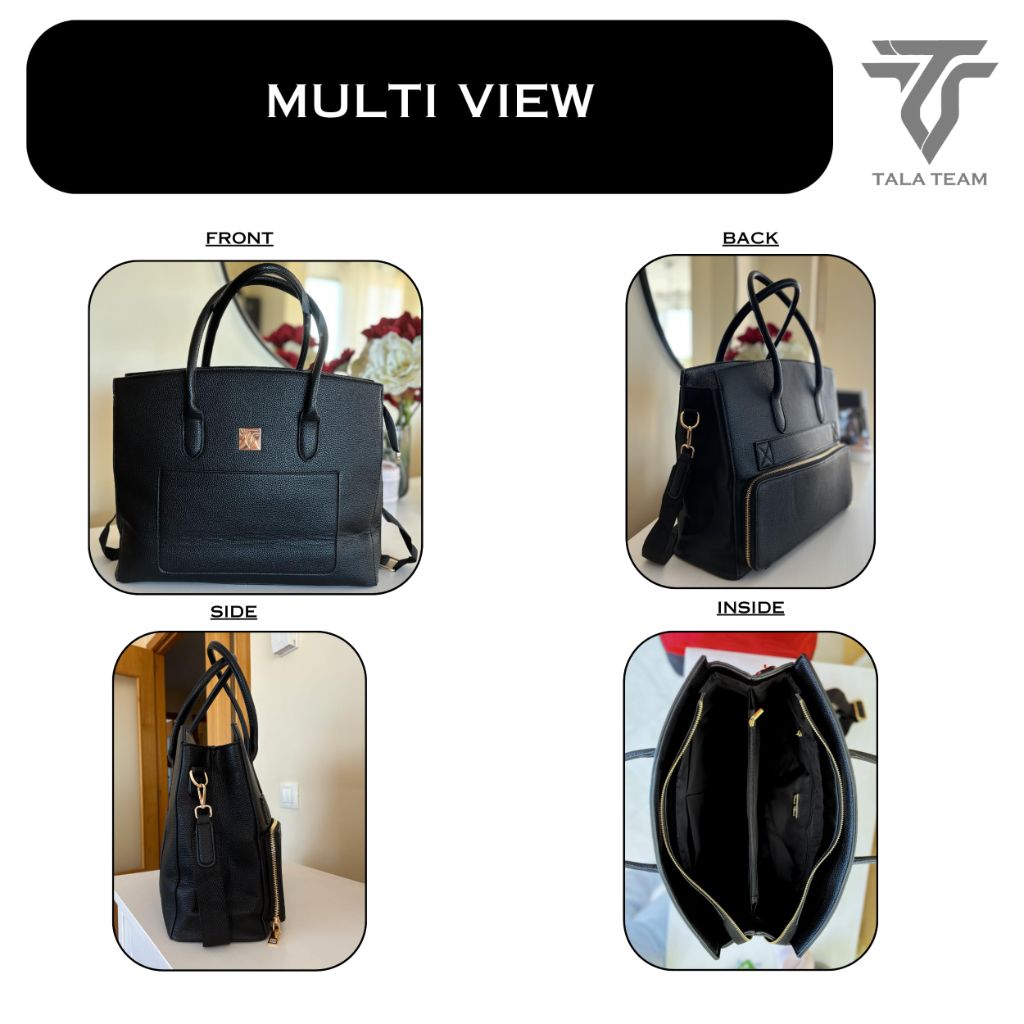 Tala Team Tote Bag For Women with Insulated Lunch Compartment