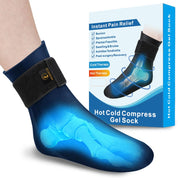 Highco Ankle Ice Pack Wrap for Swelling and Injuries Recovery, Cooling Ice Sock for Foot, Ice Pack for Ankle Compression, Navy Blue