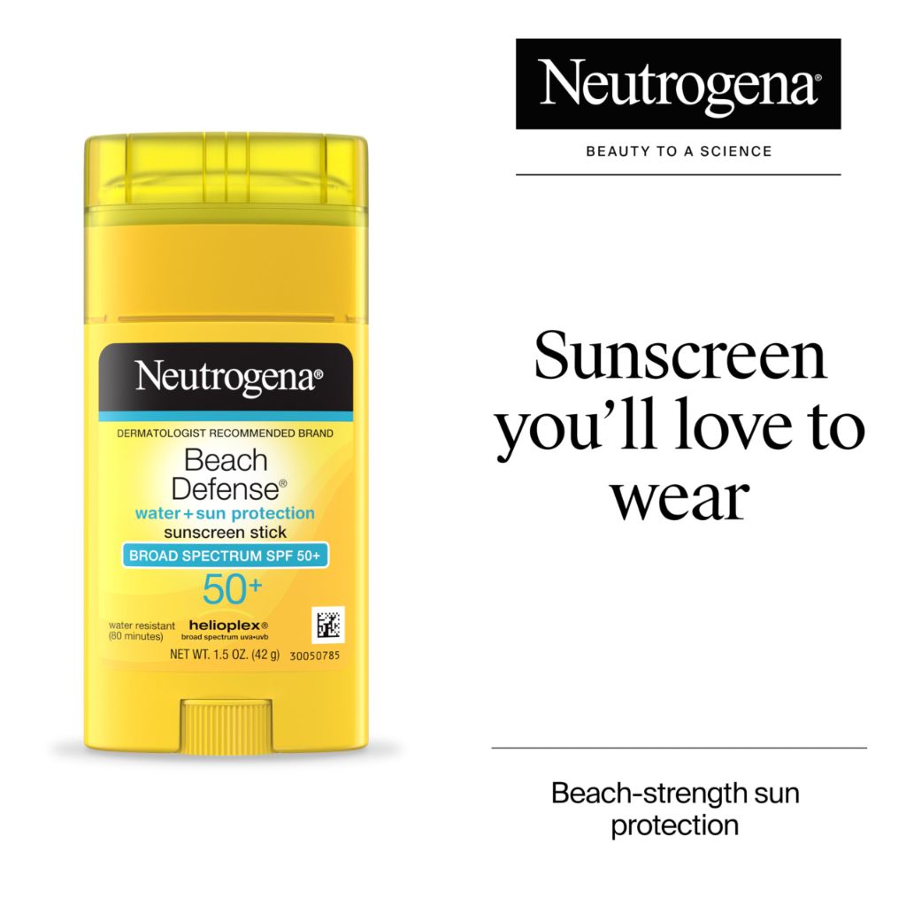 Neutrogena Beach Defense Sunscreen Stick SPF 50 1.5 oz (42 g)