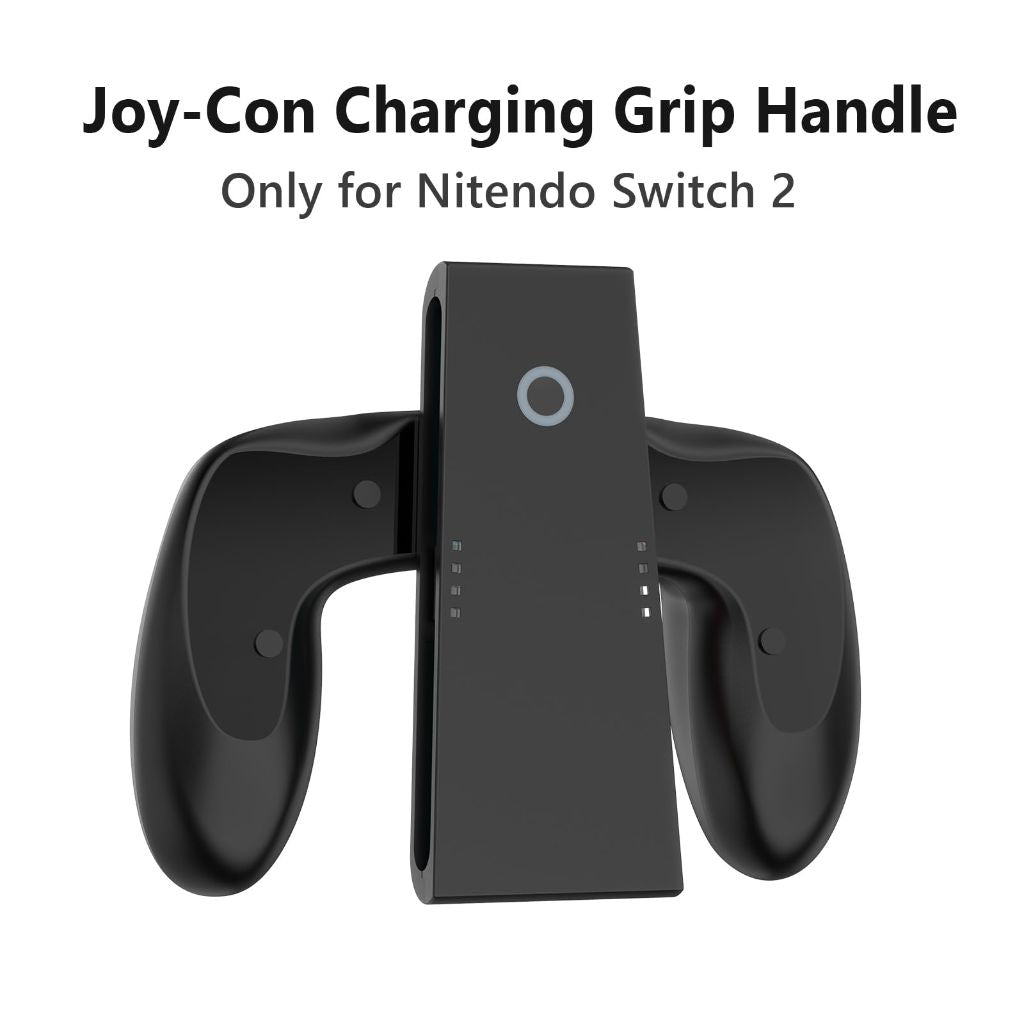 Uxilep Joycon 2 Charger Grip for Nintendo Switch 2 Accessories, Switch 2 Joycon Controller Comfort Charging Grips with LED Indicator (Ordinary Charging Grip)