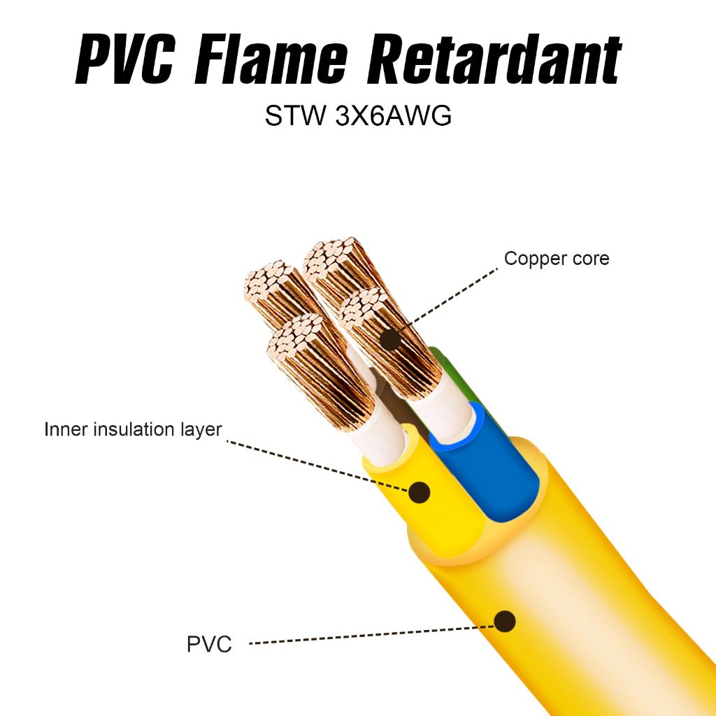 Welder Power Adapter Cord, NEMA 14-50P 4 pole Male Plug to 6-50R 3 Slot Female Receptacle outlet