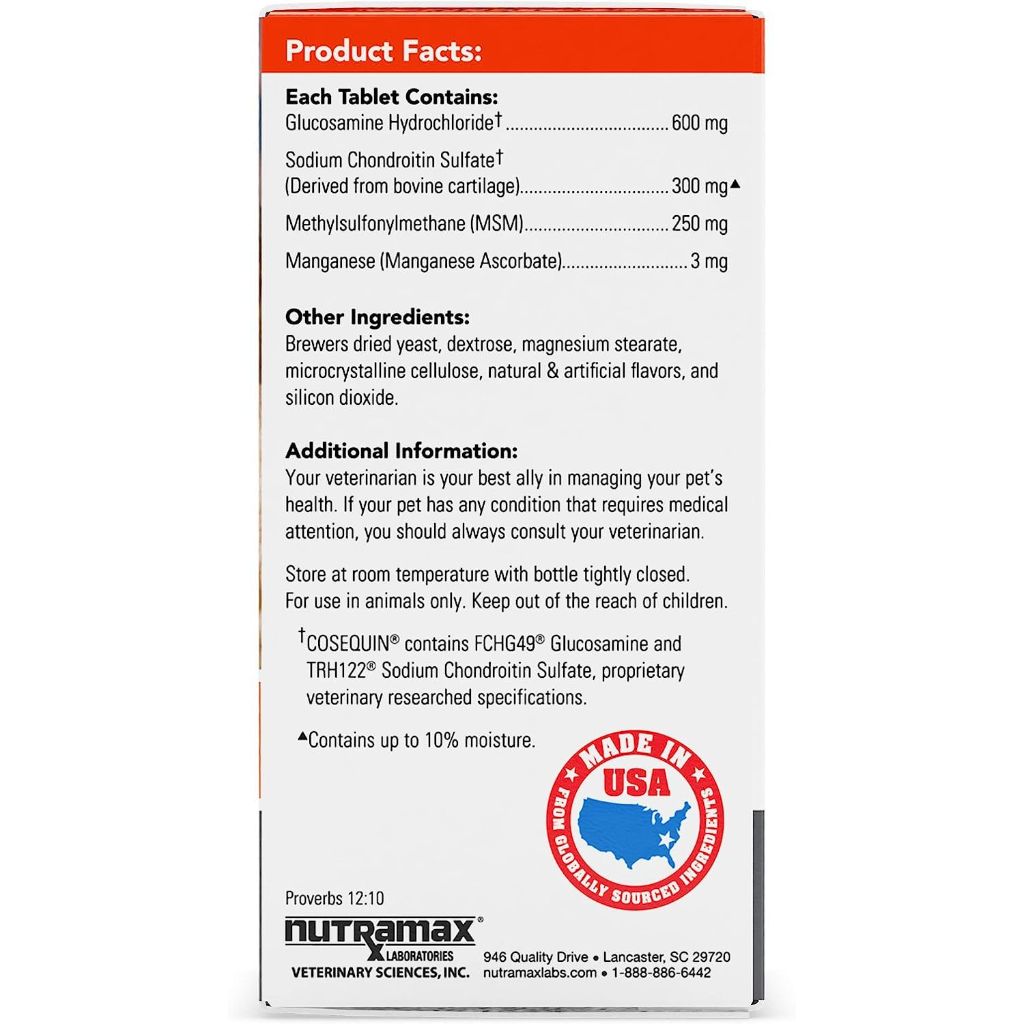 COSEQUIN DS MAX STRENGTH + MSM MASS
