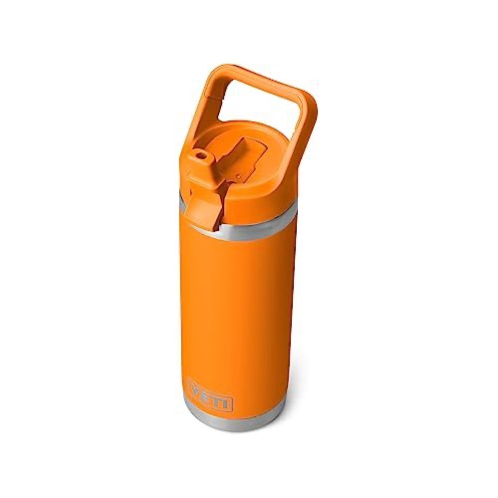 YETI 18 Oz. Rambler Bottle with Color-Matched Straw Cap, King Crab Orange