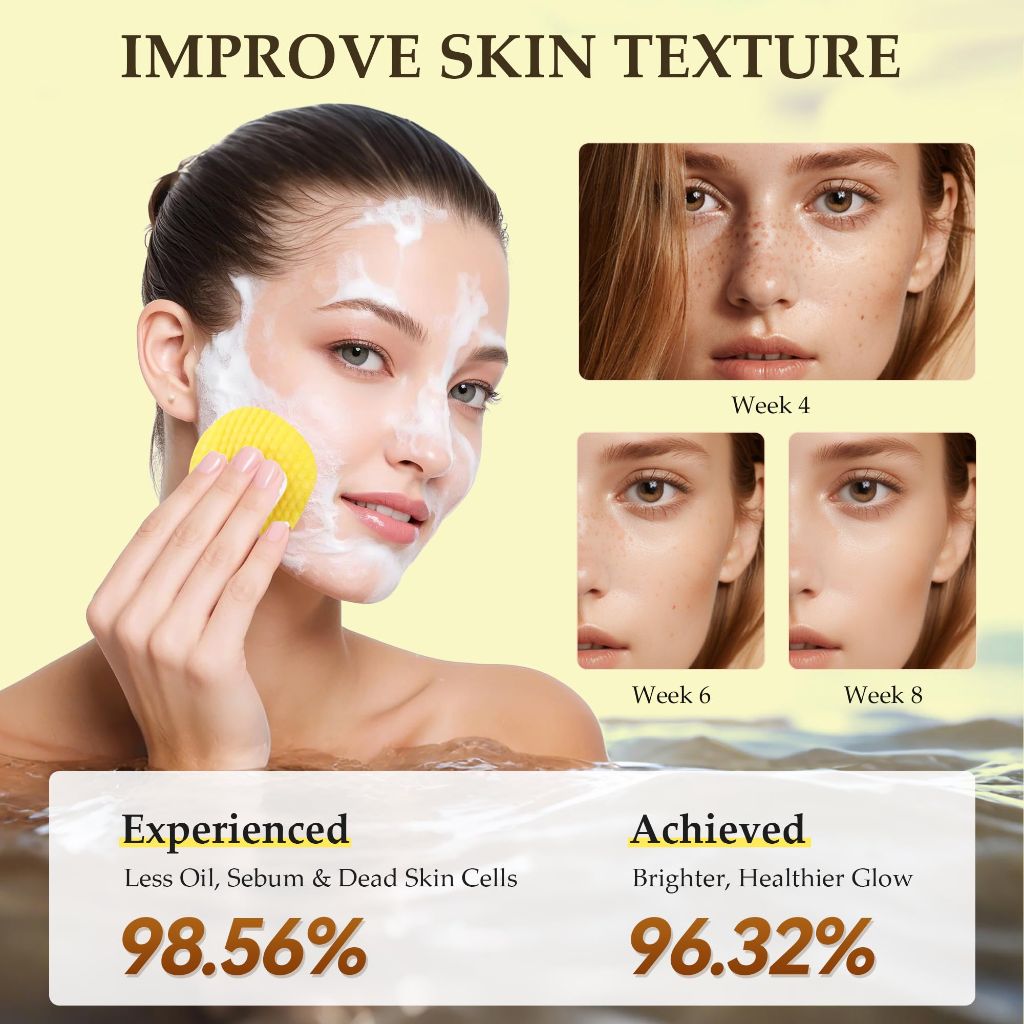 Turmeric & Kojic Acid Cleansing Pads, 55 Pcs