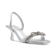 ALDO Women's Cindie Sling-Back Heeled Sandals - Silver, Size 6