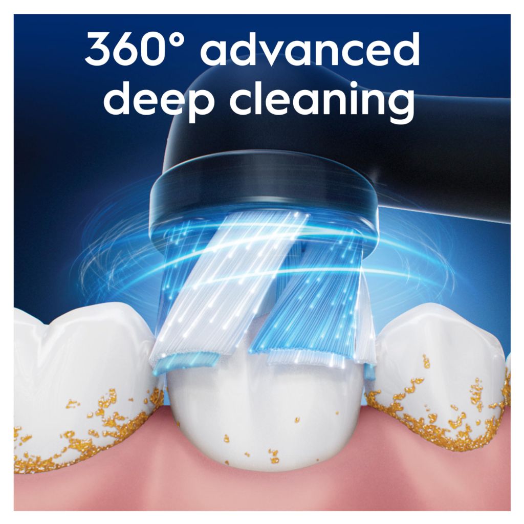 Oral-B iO Ultimate Clean Electric Toothbrush Head | 2Pk | Black
