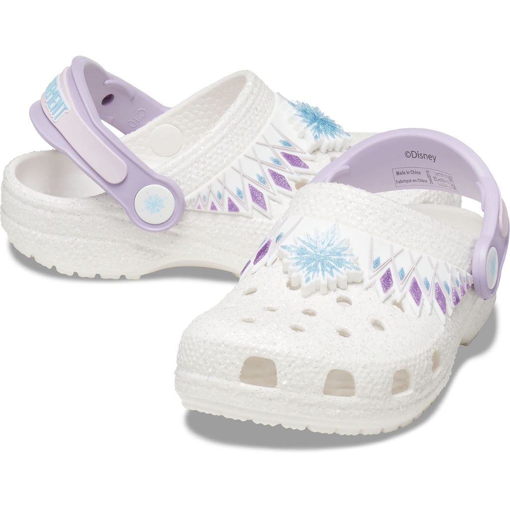 Crocs Kids' Disney Frozen 2 Clog | Frozen 2 Shoes for Girls, I Am Frozen, 4 Toddler
