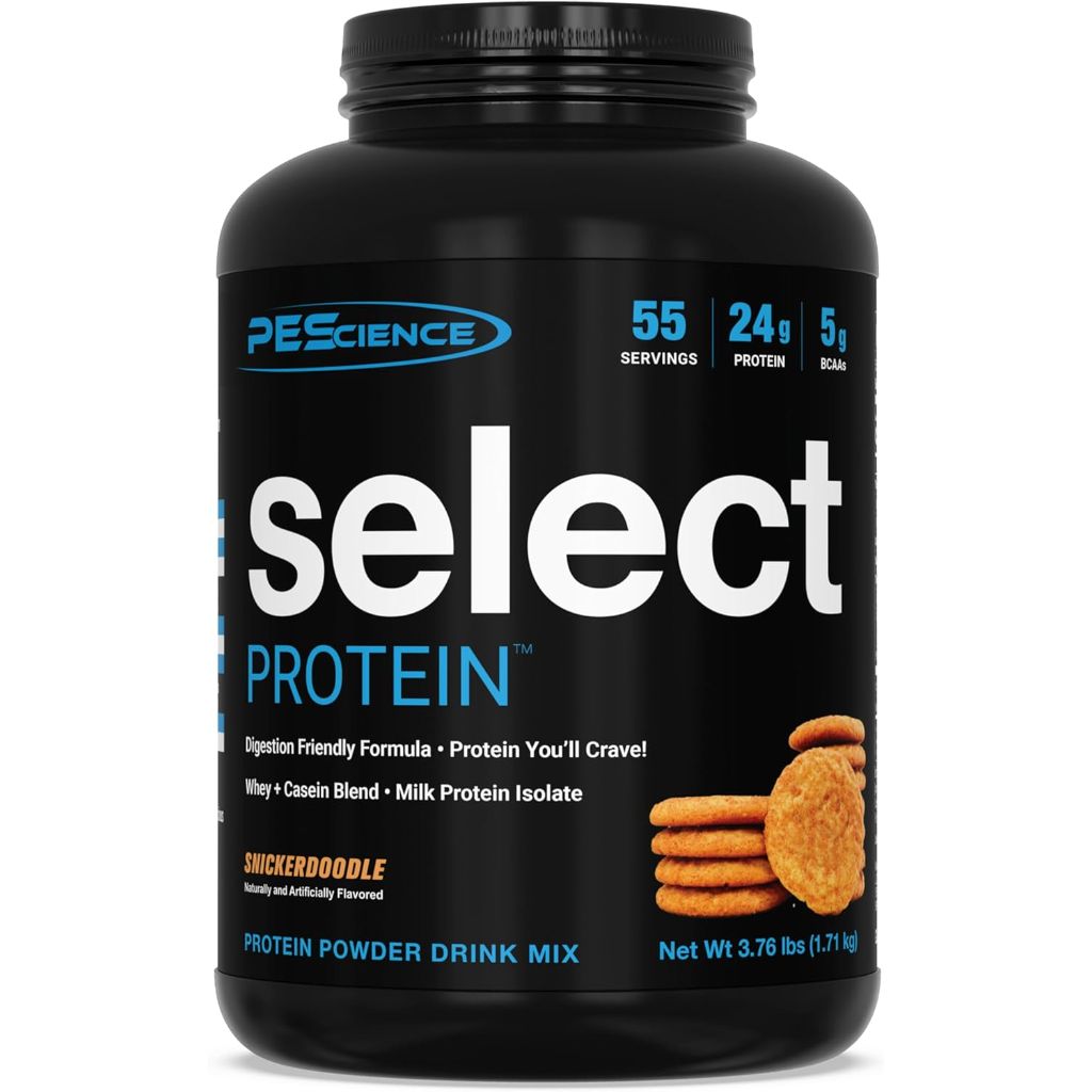 PEScience Select Protein Powder, Whey and Casein Blend - Snickerdoodle, 55svgs
