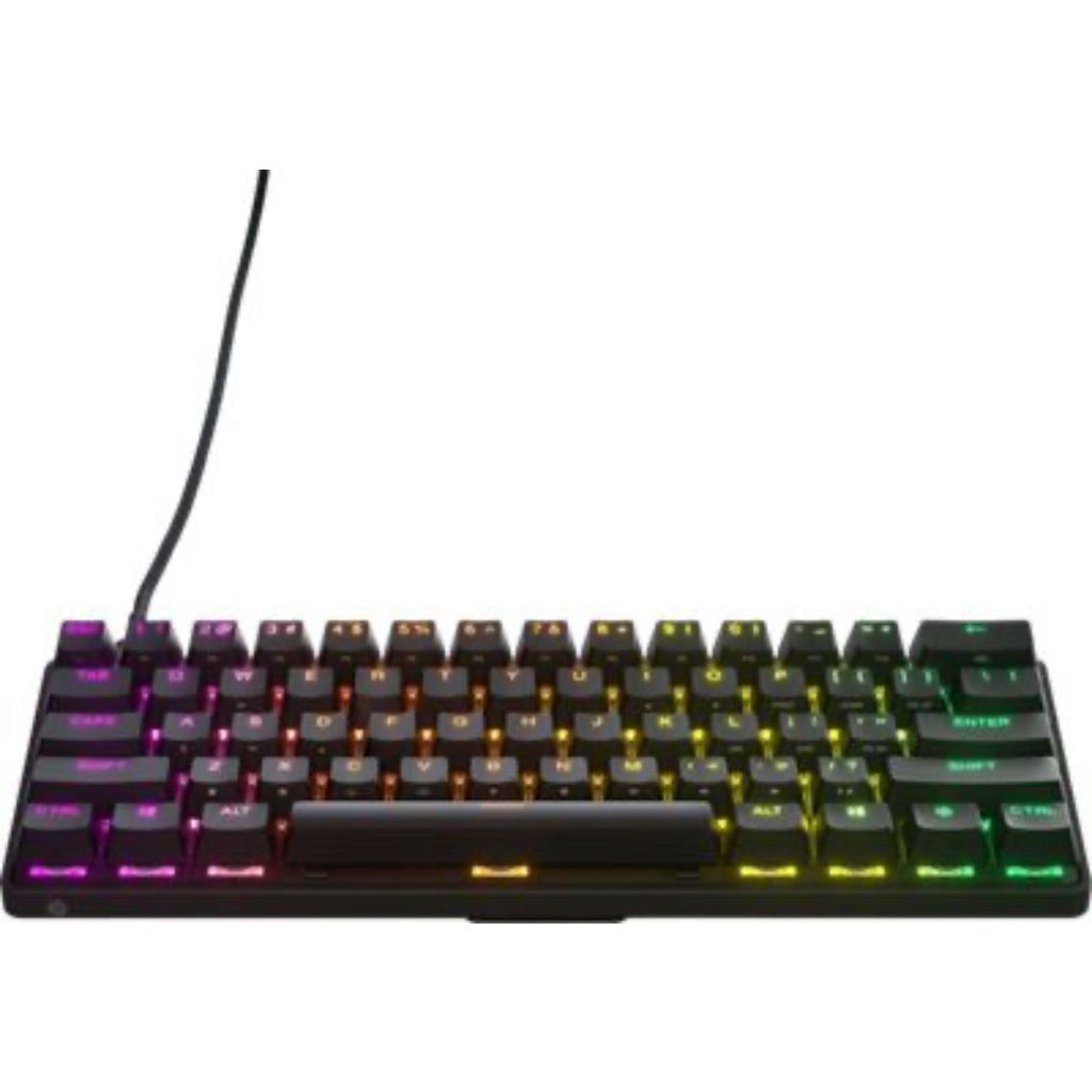 SteelSeries Apex Pro Mini HyperMagnetic Gaming Keyboard – Adjustable Actuation – Compact 60% Form Factor – RGB – PBT Keycaps – USB-C