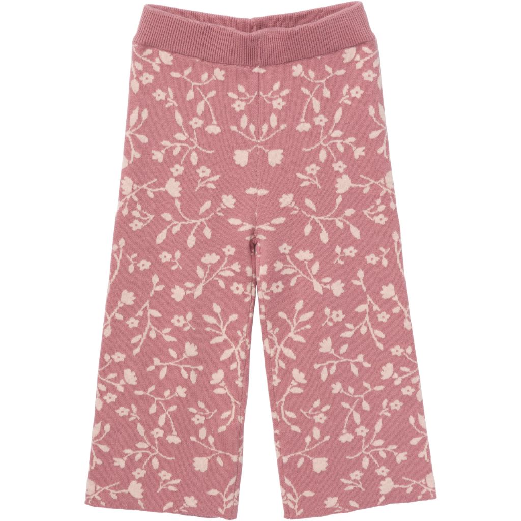 Modern Moments by Gerber Baby Girls' Mommy and Me Sweater Knit Pant, Dark Rose Branches, X-Small