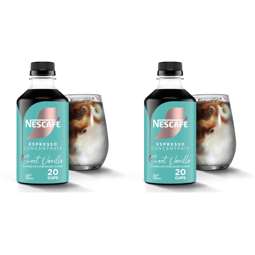 NESCAFÉ Espresso Concentrate Sweet Vanilla Flavored (Pack of 2)