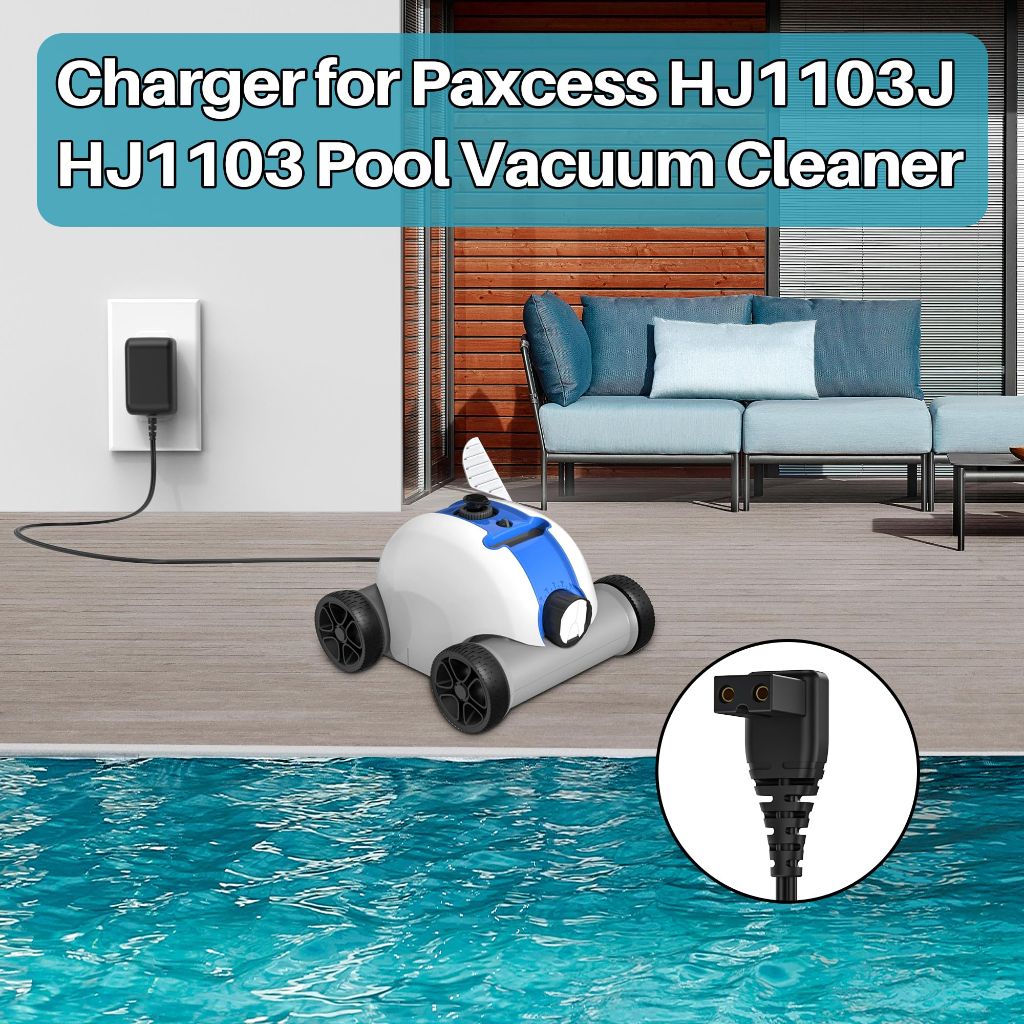 VIFOCUFY 12.6V AC Adapter Charger for Paxcess HJ1103J | Automatic Robotic Pool Vacuum Cleaner