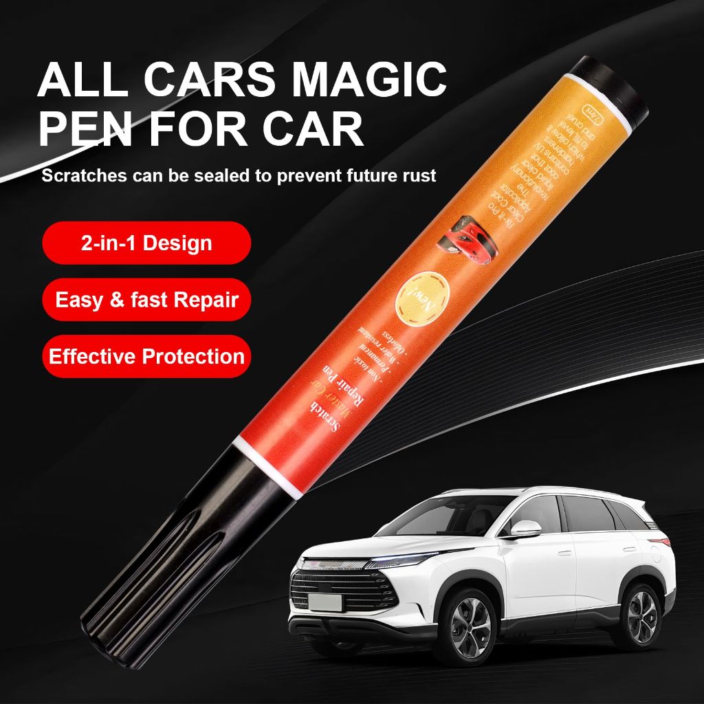Magic Car Scratch Removal Pen - Black, 7.4mL (2 Pack)