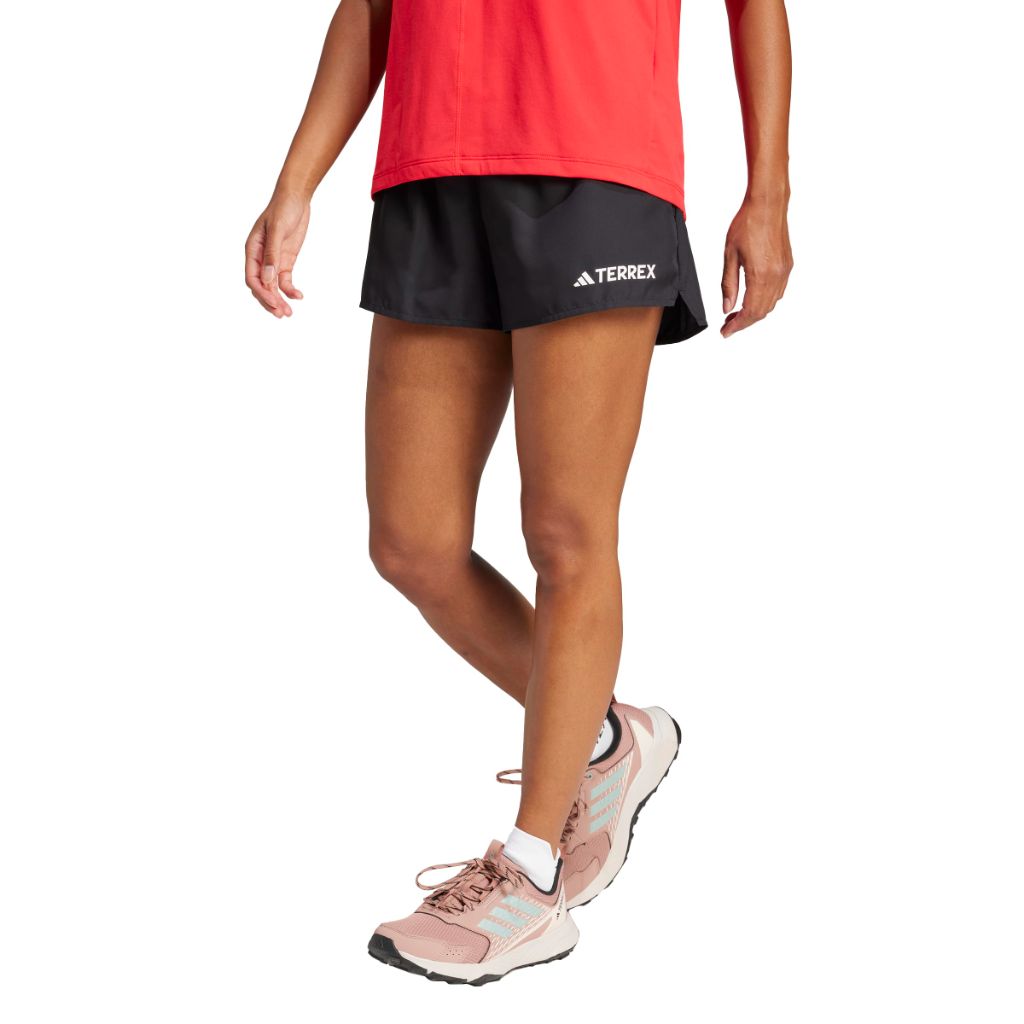 adidas Women's Terrex Multi Light 3" Trail Running Shorts - Black, Large