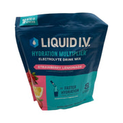 Liquid I.V. Hydration Multiplier - Strawberry Lemonade - Hydration Powder Packets | Electrolyte Drink Mix | Easy Open Single-Serving Stick | Non-GMO |