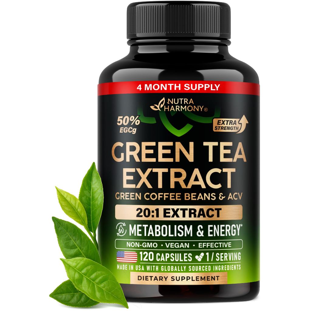 Green Tea Extract - Extra Strength, 120 Capsules