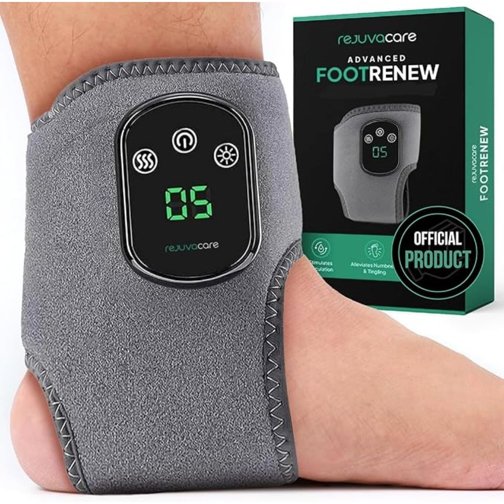 Rejuvacare Foot Renew Triple Method Massager for Home Use - The Official 2026 - Relaxation Support for Foot and Ankles - 1 Piece